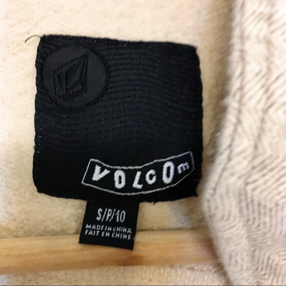 Volcolm Button Tan Pattern Pea Coat - image 2